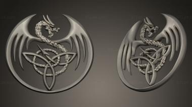 Jewelry Dragon triplets 3d model